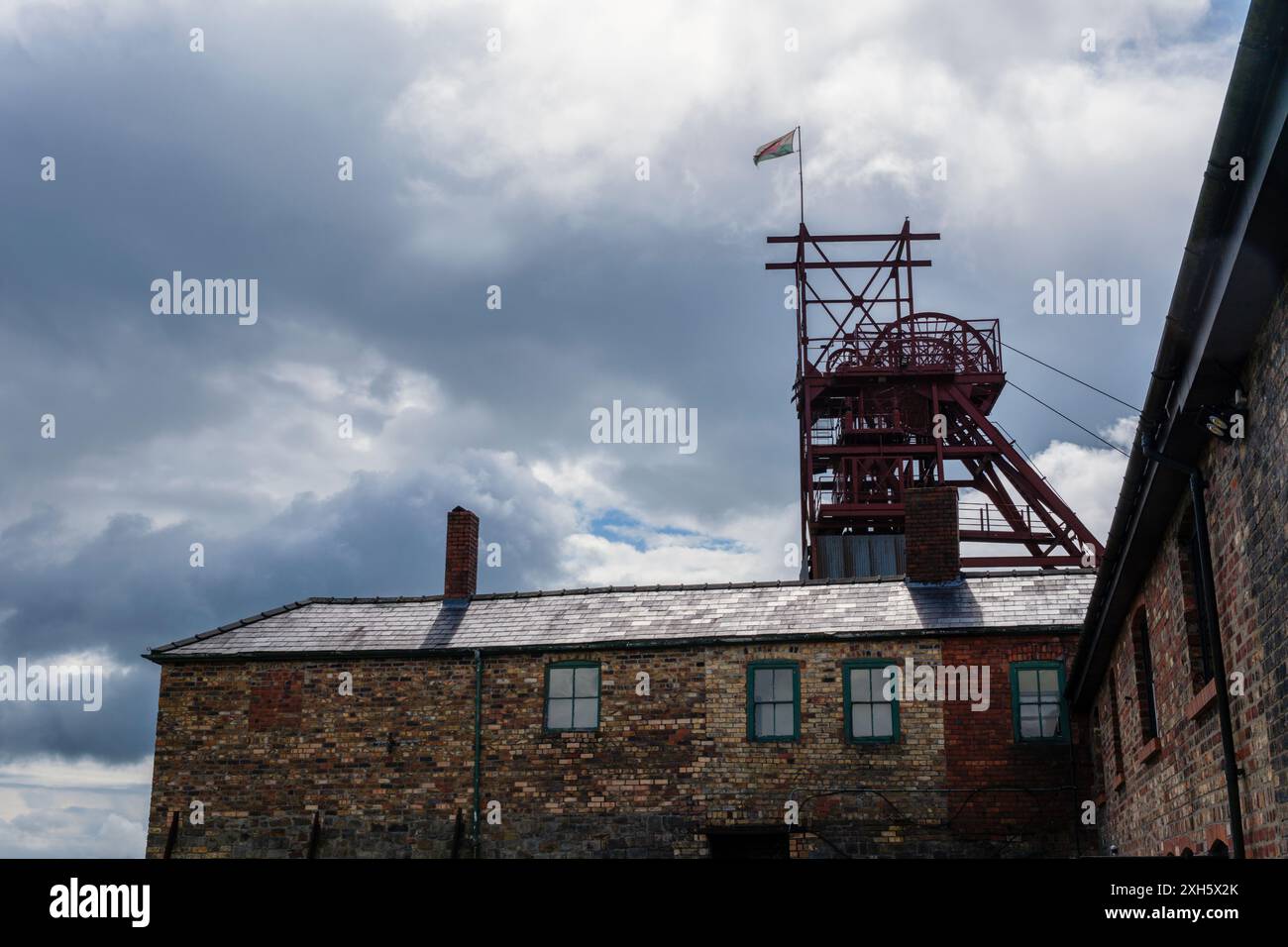 Big Pit National Mining Museum of Wales, Blaenafon, South Wales Foto Stock