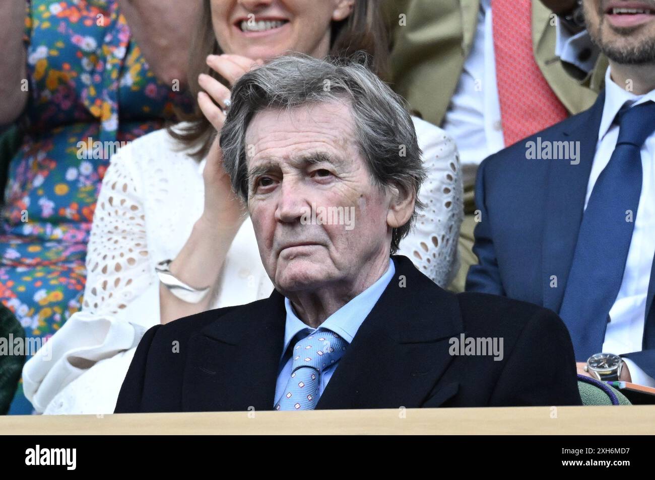La foto deve essere accreditata ©Alpha Press 079965 11/07/2024 Melvyn Bragg Day Eleven del Wimbledon Tennis Championships 2024 di Londra Foto Stock