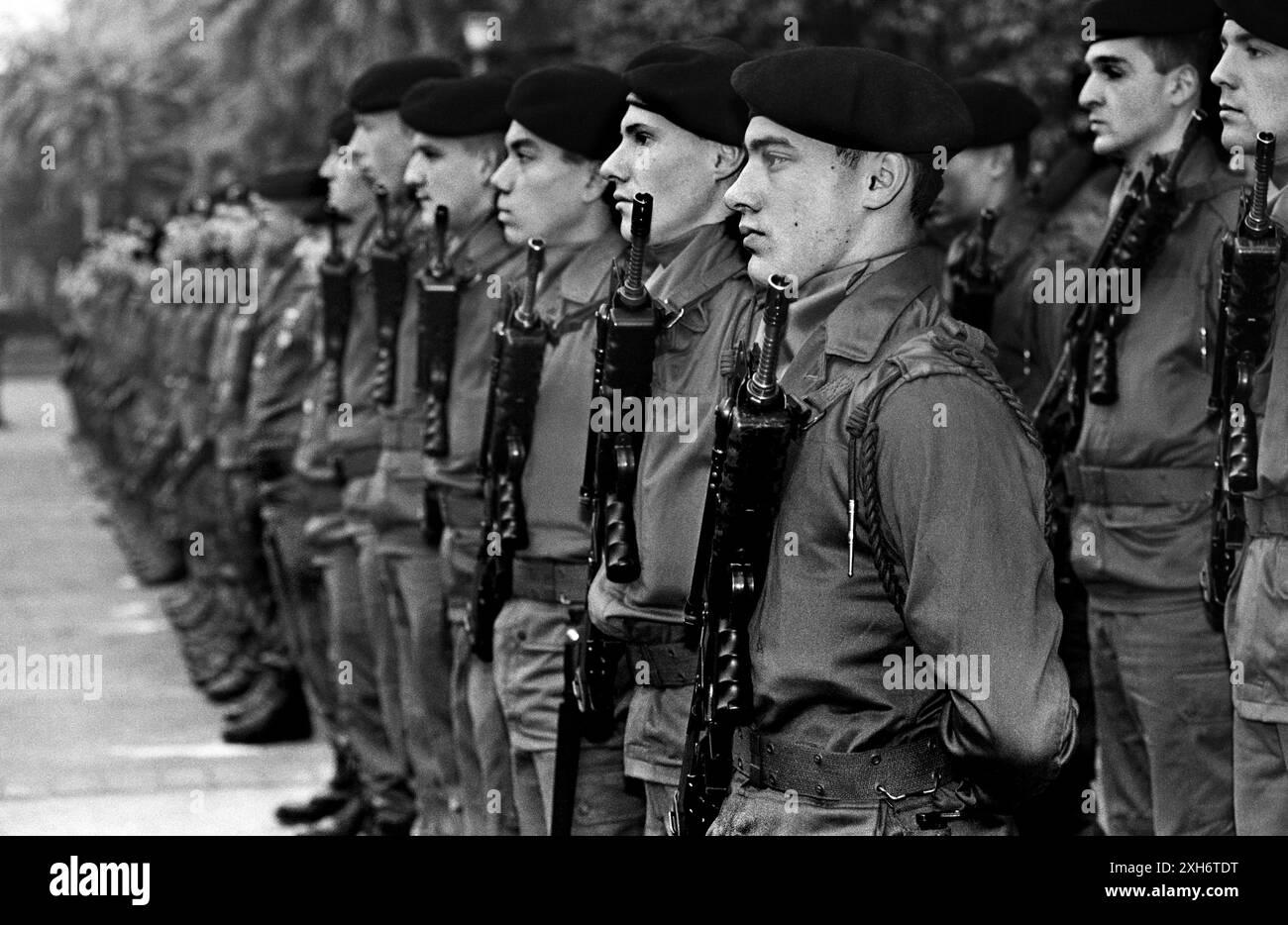 Francia, Strasburgo, 05.11.1993 Archivio: 43-67-29 Commissioning of the Eurocorps foto: Soldiers of the Eurocorps [traduzione automatizzata] Foto Stock