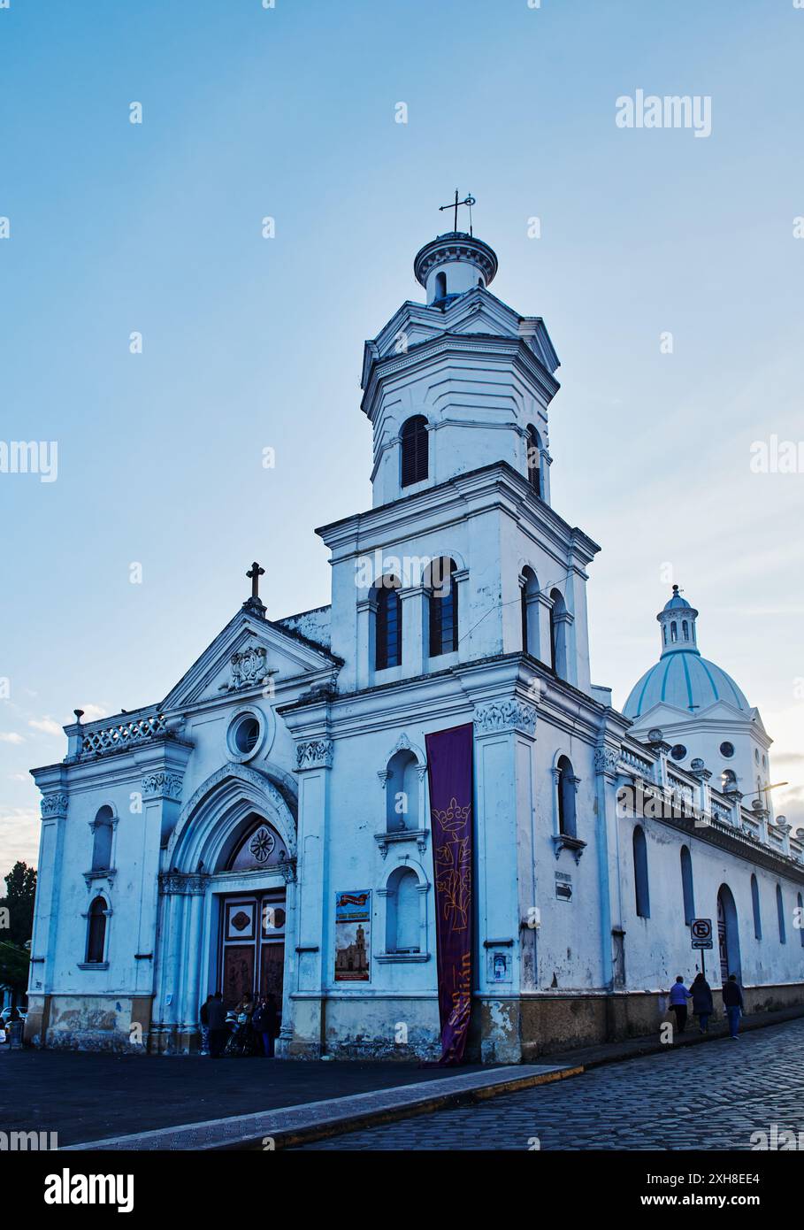 Chiesa di San Sebastiano, Cuenca, Ecuador America del Sud Foto Stock