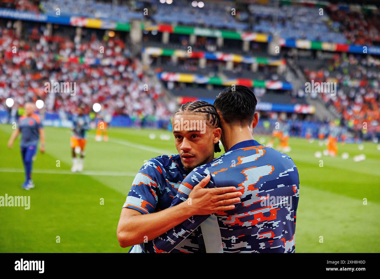 Berlino, Germania. 6 luglio 2024. Tijjani Reijnders (Paesi Bassi) visto durante i quarti di finale di UEFA Euro 2024 tra le squadre nazionali di Paesi Bassi e Turchia all'Olympiastadion Punteggio finale: Paesi Bassi 2 - 1 Turchia (foto di Maciej Rogowski/SOPA Images/Sipa USA) crediti: SIPA USA/Alamy Live News Foto Stock
