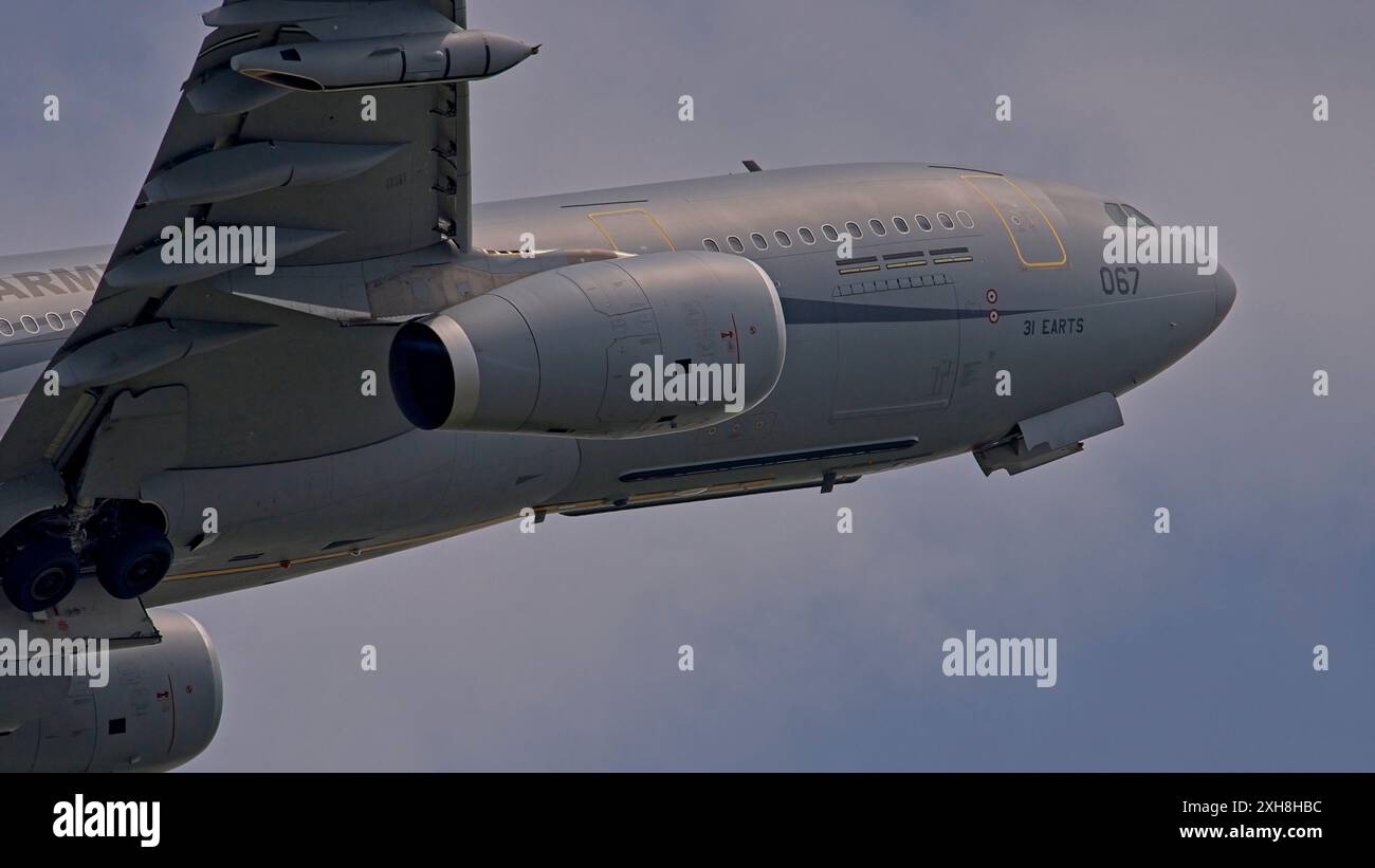 Air Force francese A330 MRTT in viaggio a Darwin per il campo di allenamento nero Foto Stock