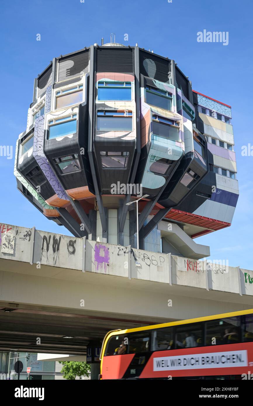 Bierpinsel, Schloßstraße, Steglitz, Steglitz-Zehlendorf, Berlino, Germania Foto Stock
