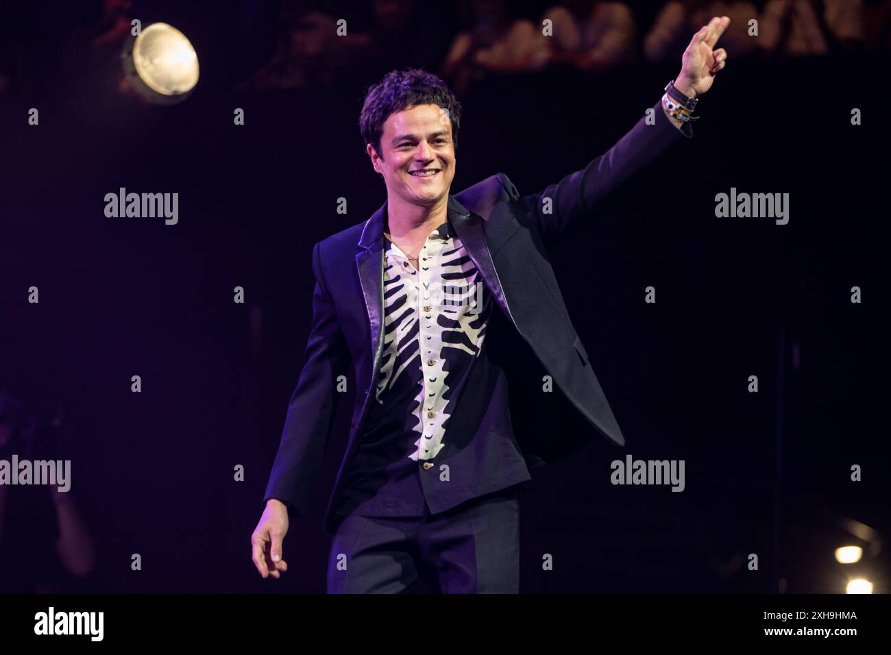 ROTTERDAM - il cantante e pianista britannico Jamie Cullum si esibirà durante il primo giorno del North Sea Jazz Festival 2024. I visitatori del festival possono assistere a più di 150 spettacoli a Rotterdam Ahoy in tre giorni. ANP PAUL BERGEN paesi bassi Out - belgio Out crediti: ANP/Alamy Live News Foto Stock