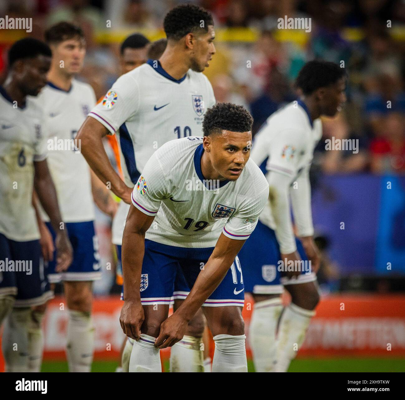 Dortmund, Germania. 10 luglio 2024. Ollie Watkins (ENG) Paesi Bassi - England Niederlande - England 10.07.2024 Copyright (nur für journalistische Zwe Foto Stock
