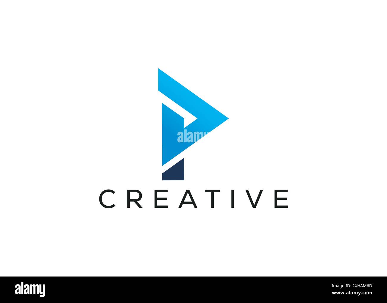 Modello di design con logo astratto minimalista e professionale Illustrazione Vettoriale