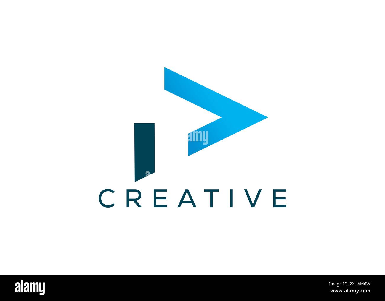 Modello di design con logo astratto minimalista e professionale Illustrazione Vettoriale