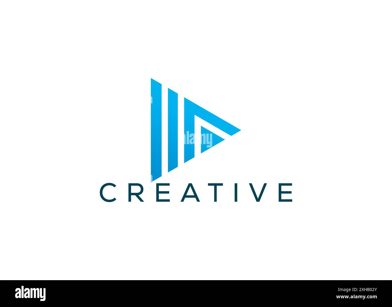 Modello di design con logo astratto minimalista e professionale Illustrazione Vettoriale