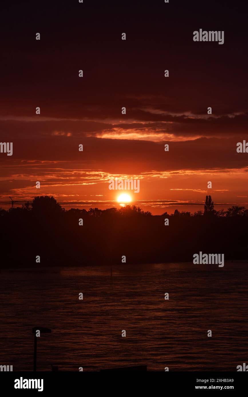 Tramonto stupefacente Foto Stock