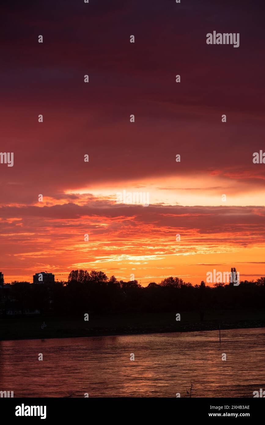 Tramonto stupefacente Foto Stock