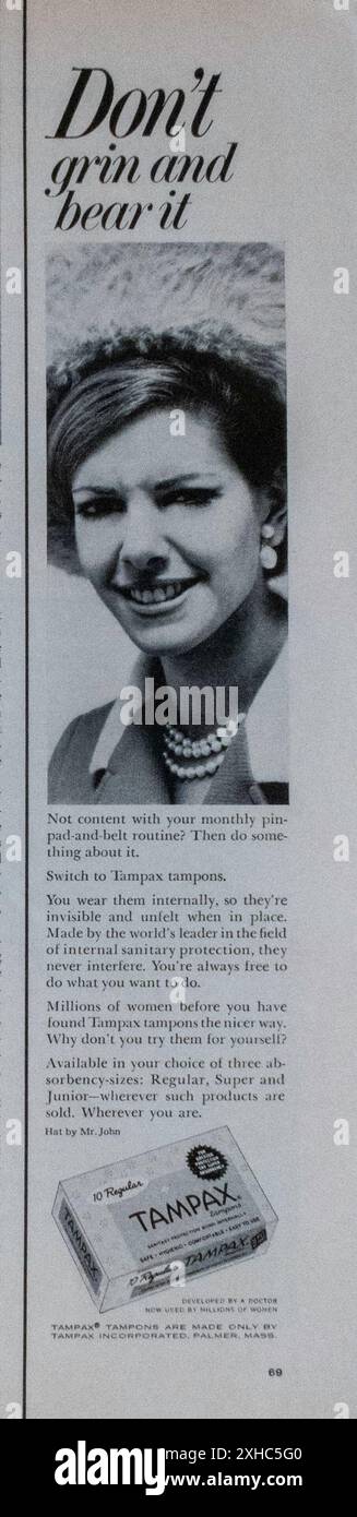 Vintage 6 gennaio 1967 'Life' Magazine Advert, USA Foto Stock