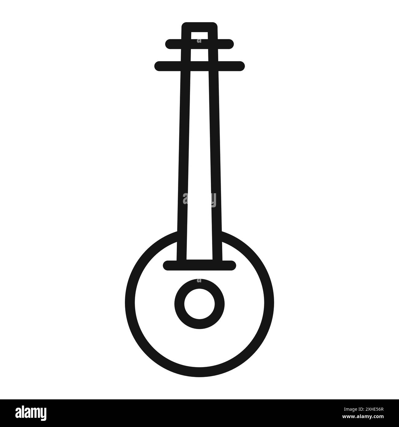 kora Icon Vector symbol o Sign Set Collection in bianco e nero Illustrazione Vettoriale