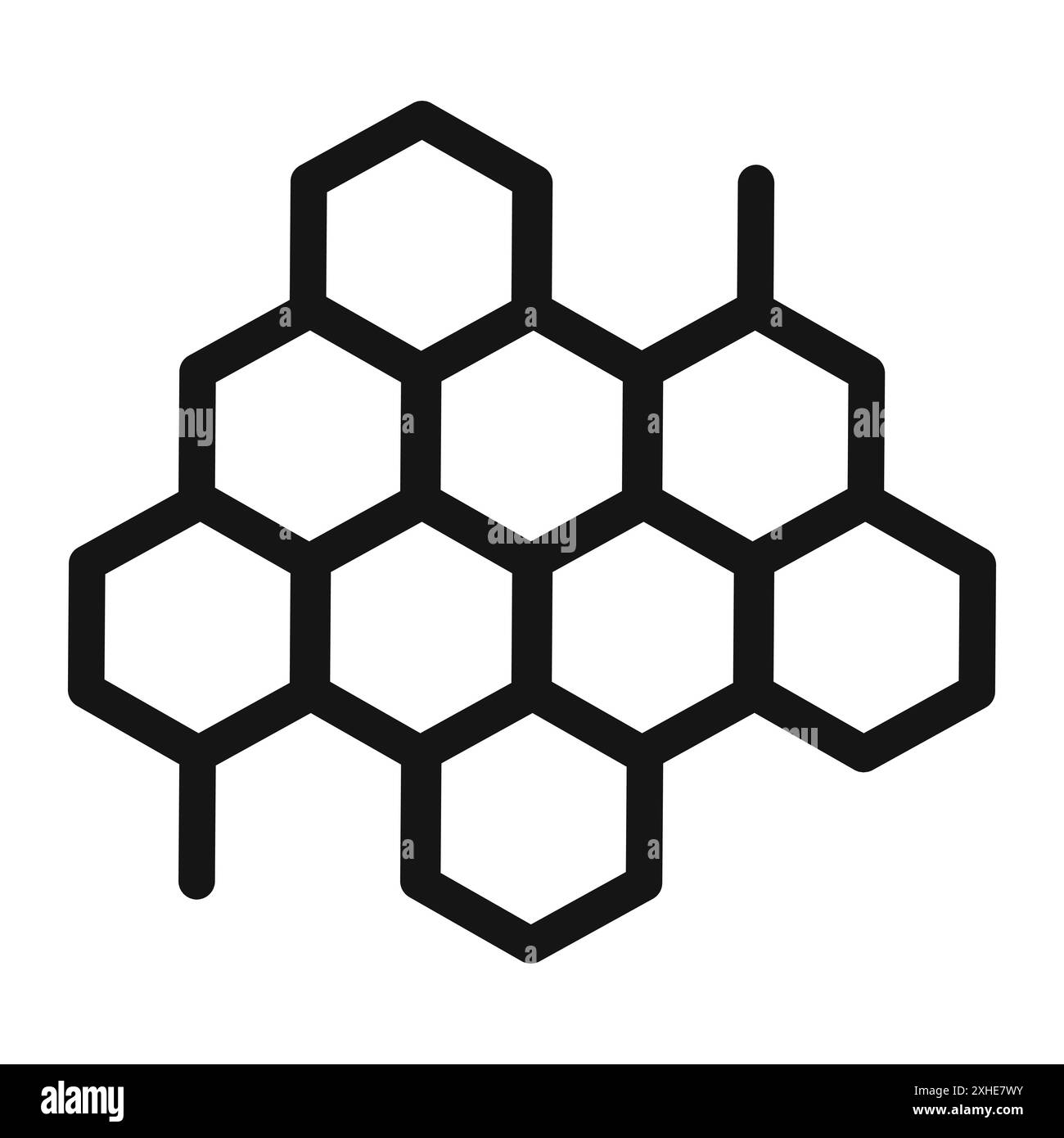 Icona propoli simbolo vettoriale o collezione di set di simboli in bianco e nero Illustrazione Vettoriale