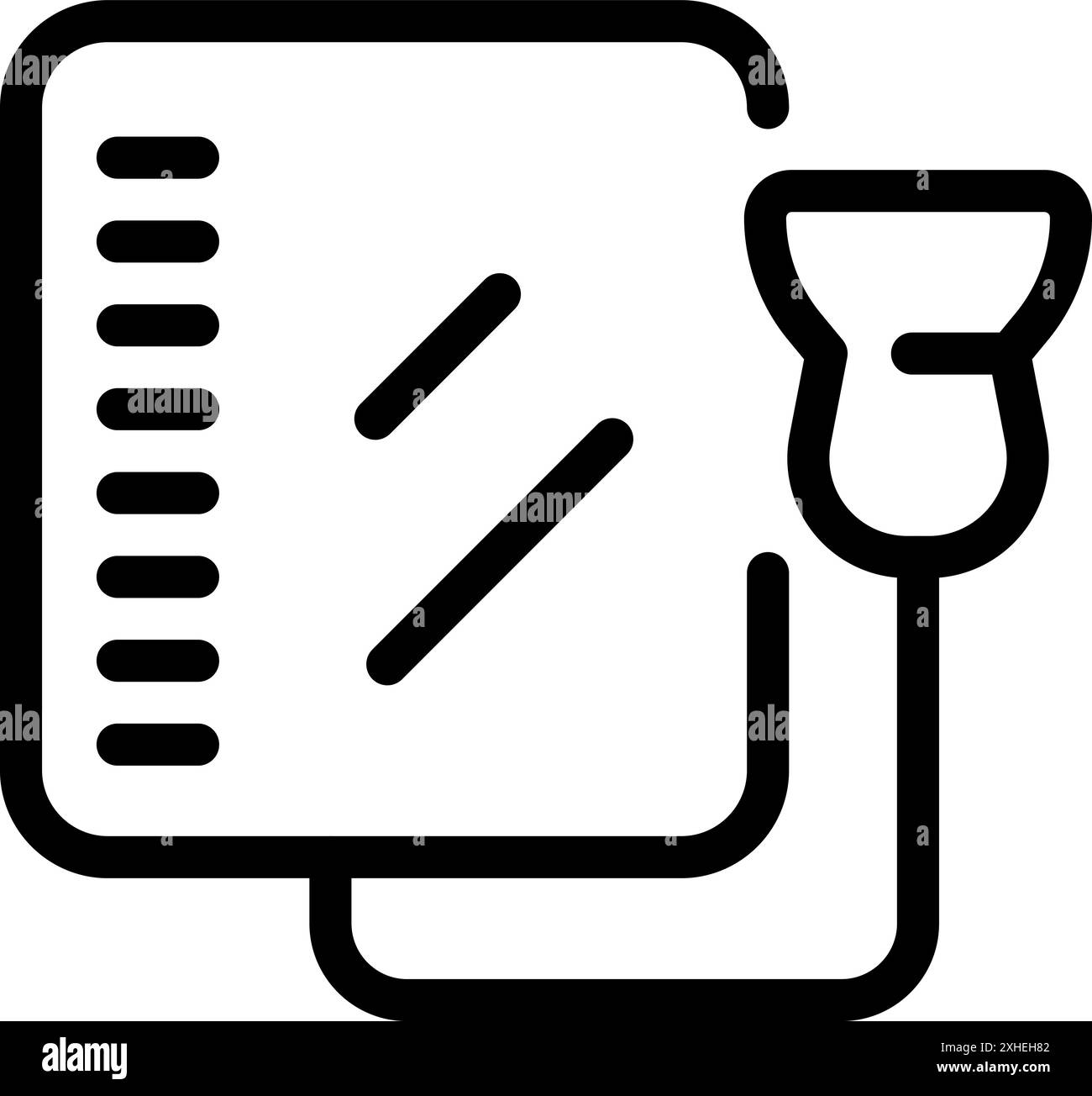 Ecografo che mostra il bambino durante l'esame di gravidanza da parte del medico in ospedale Illustrazione Vettoriale