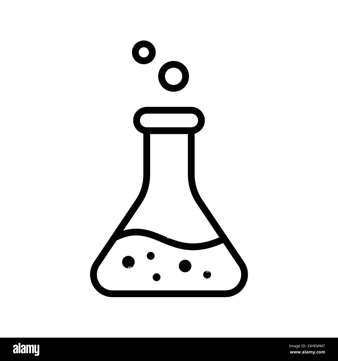 modello di disegno vettoriale icona matraccio su sfondo bianco Illustrazione Vettoriale