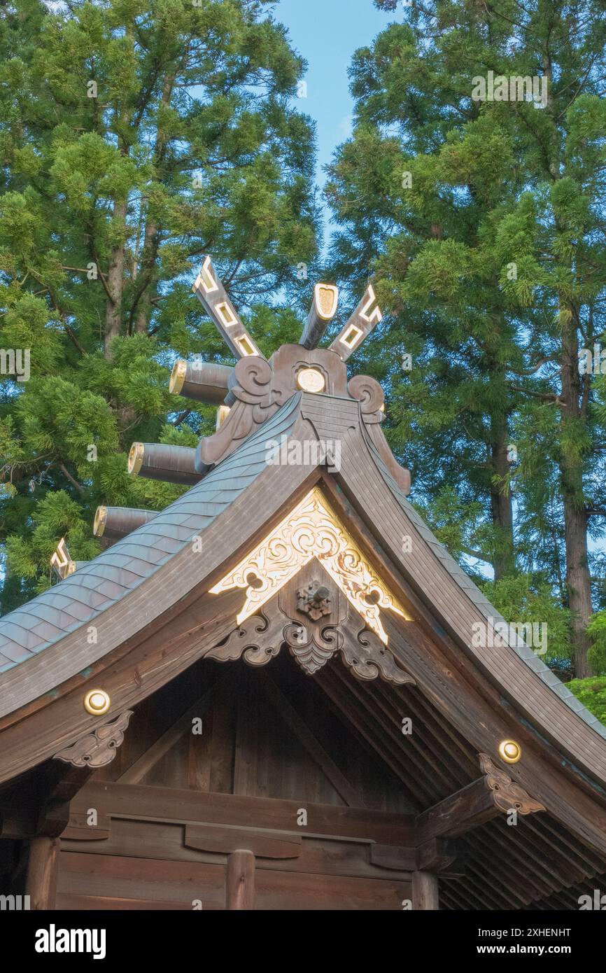Sakurayama Shrine, Morioka, Iwate, Giappone Foto Stock