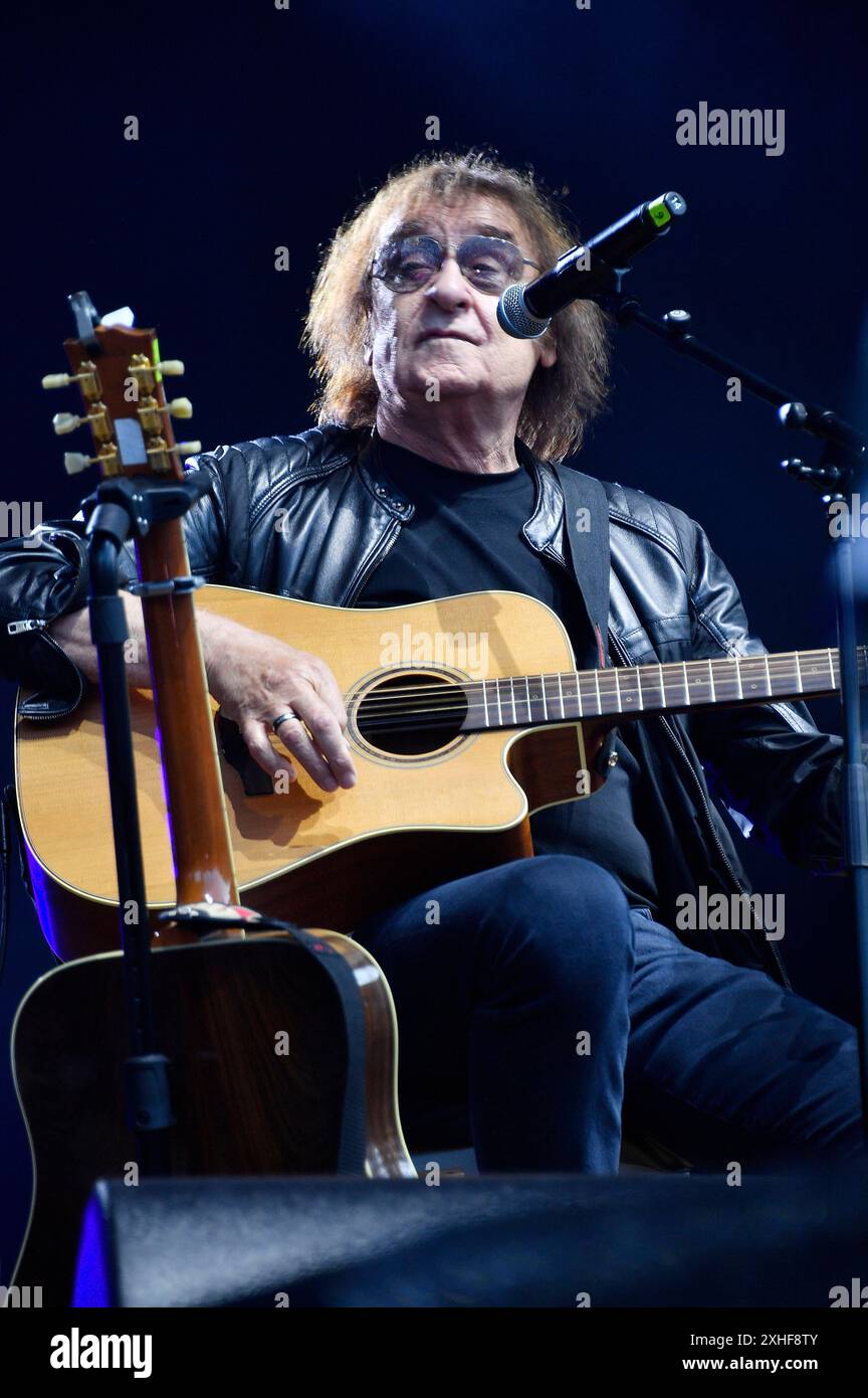 Maschine Dieter Birr live beim Berliner Rundfunk Open Air 2024 auf der Parkbühne Wuhlheide. Berlino, 13.07.2024 Foto Stock