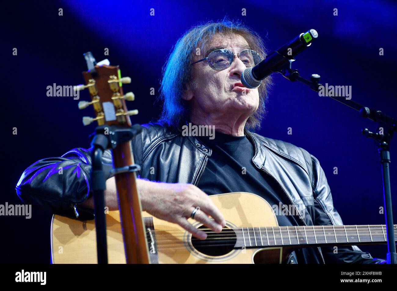 Maschine Dieter Birr live beim Berliner Rundfunk Open Air 2024 auf der Parkbühne Wuhlheide. Berlino, 13.07.2024 Foto Stock