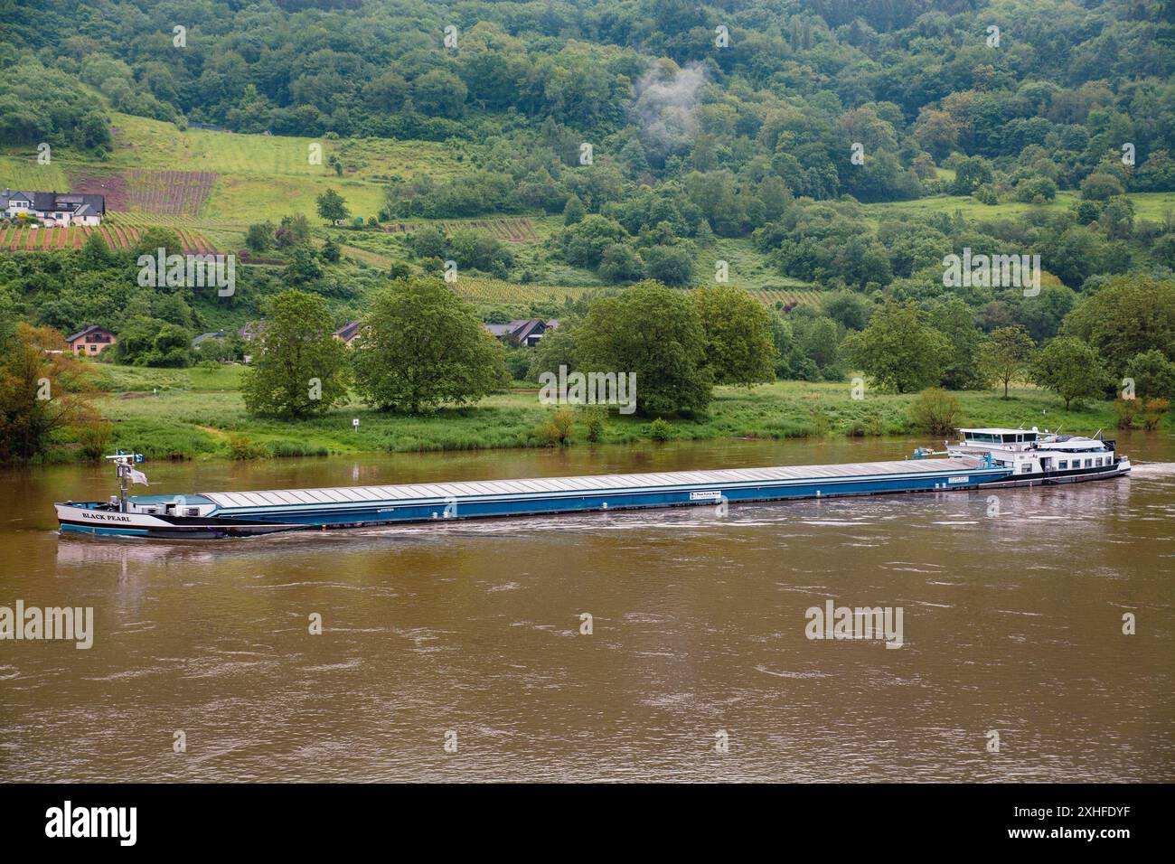 Mosel Valley allagata maggio 2024 Foto Stock