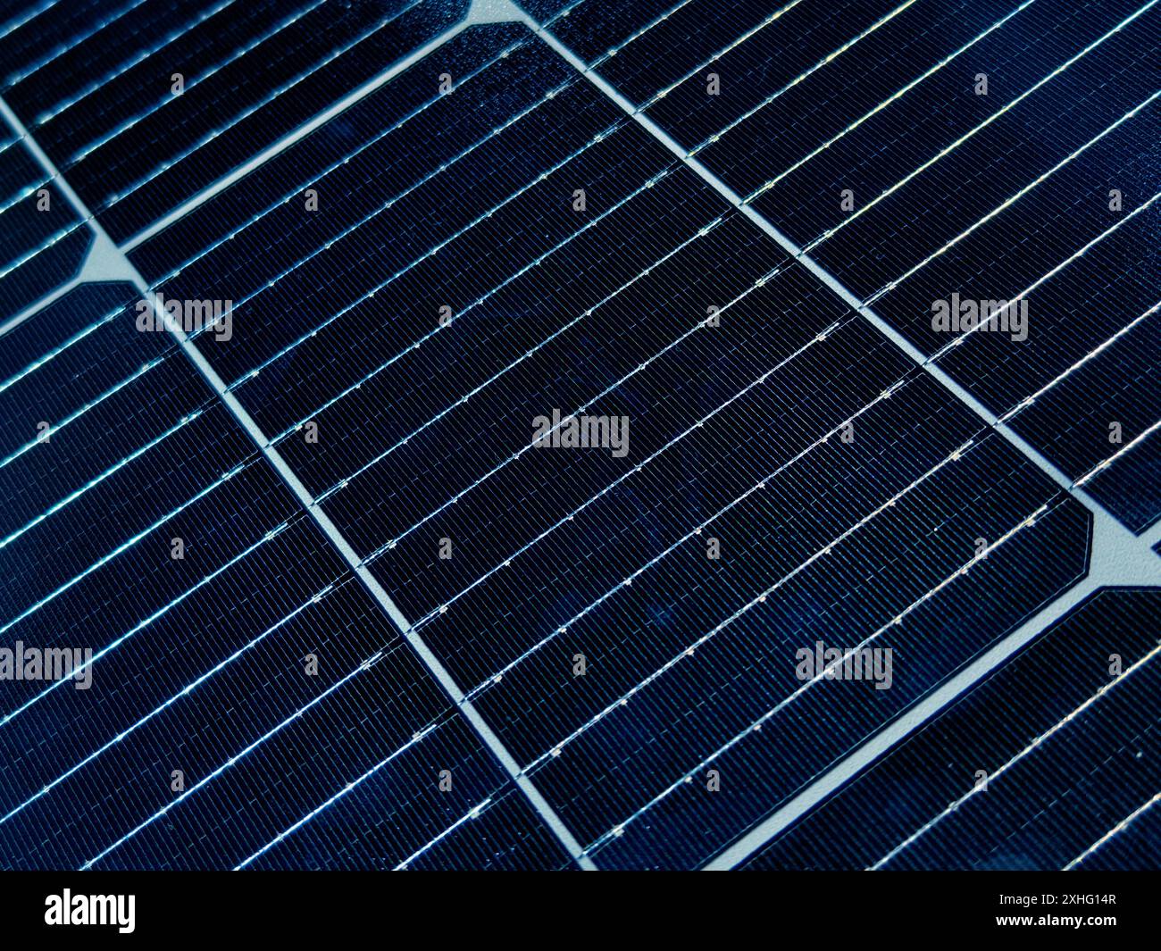Pannello solare con compositi e tecnologia a gas per la penetrazione della luce solare Foto Stock