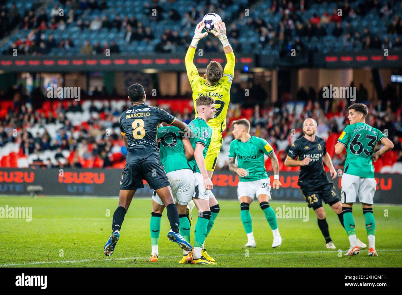 Settimana calcistica globale: Newcastle United vs a-League All Stars Men Foto Stock