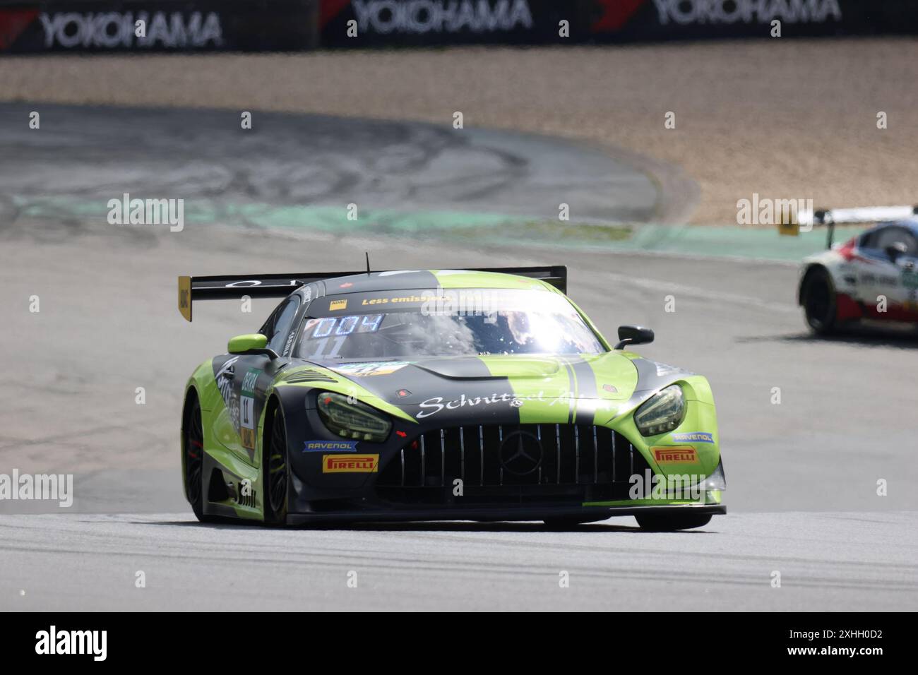 #11 Marcel Marchewicz (DEU) /Julian Hansens (DEU), Mercedes-AMG GT3, Team: Schnitzelalm Racing (DEU), Motorsport, ADAC GT Masters, Nuerburgring, Rennen 5, Samstag, 13.07.2024 foto: Eibner-Pressefoto/Juergen Augst Foto Stock