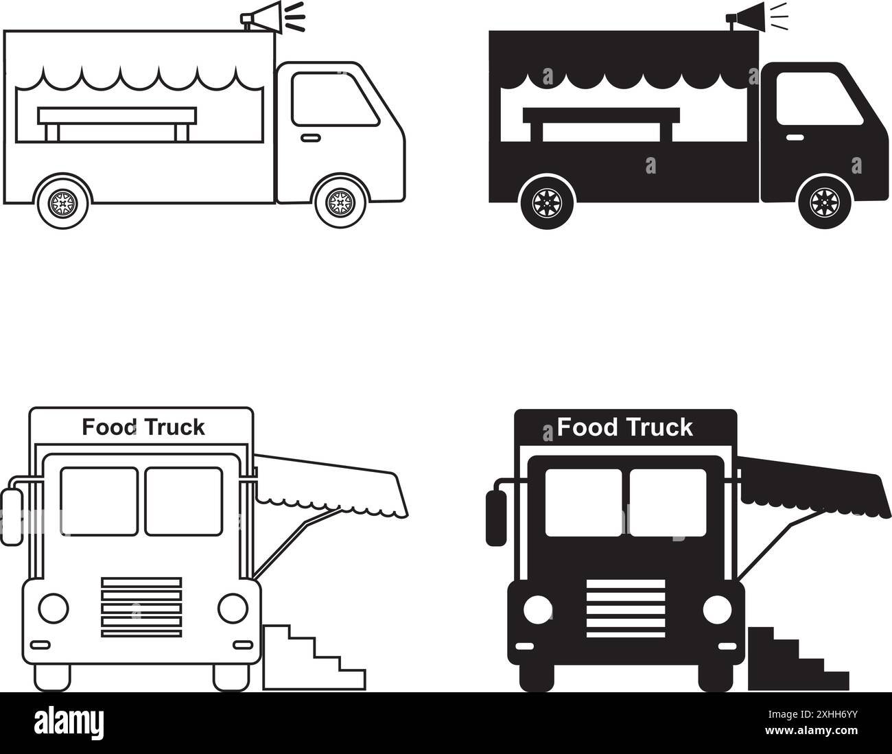 disegno dell'illustrazione vettoriale dell'icona del carrello alimentare Illustrazione Vettoriale