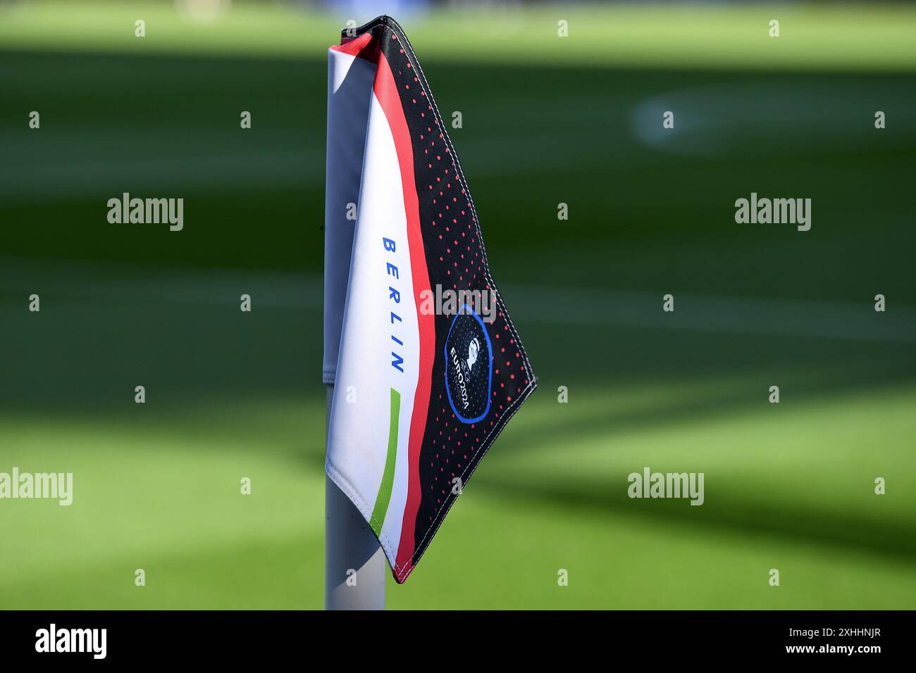 Berlino, Germania. 14 luglio 2024. Fussball UEFA EURO 2024 finale spagnolo - Inghilterra AM 14.07.2024 im Olympiastadion Berlino a Berlino Eckfahne Berlino foto: Revierfoto credito: ddp media GmbH/Alamy Live News Foto Stock
