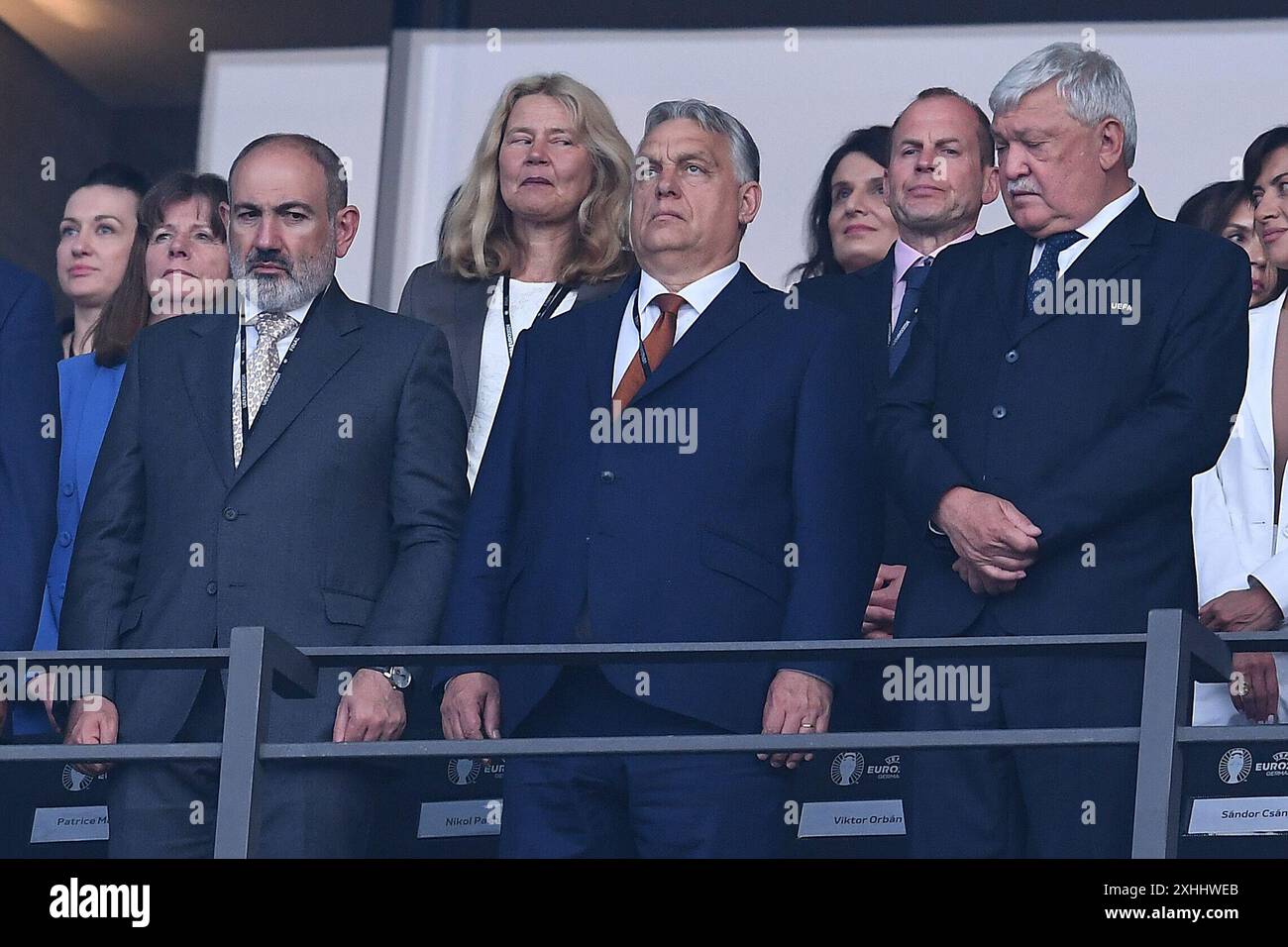 Berlino, Germania. 14 luglio 2024. Fussball UEFA EURO 2024 finale spagnolo - Inghilterra am 14.07.2024 im Olympiastadion Berlino a Berlino Viktor Orban foto: Revierfoto credito: ddp media GmbH/Alamy Live News Foto Stock