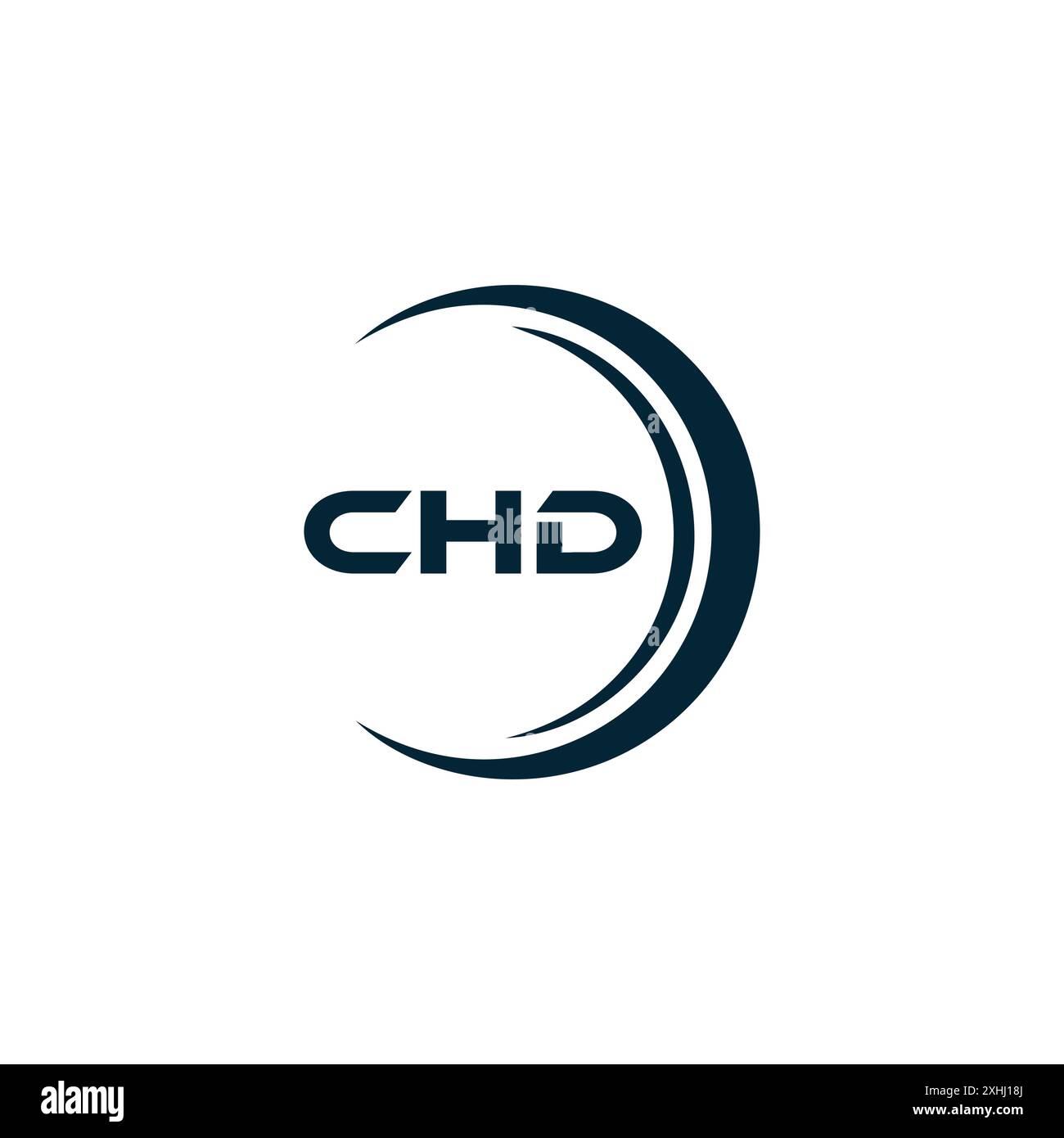 Logo CHD. DESIGN C H D. Lettera CHD bianca. Design con logo CHD, lettera C H D. Logo C H D Letter in ORO, LOGO GOLDEN, TRE, stile. set di logo letter Illustrazione Vettoriale