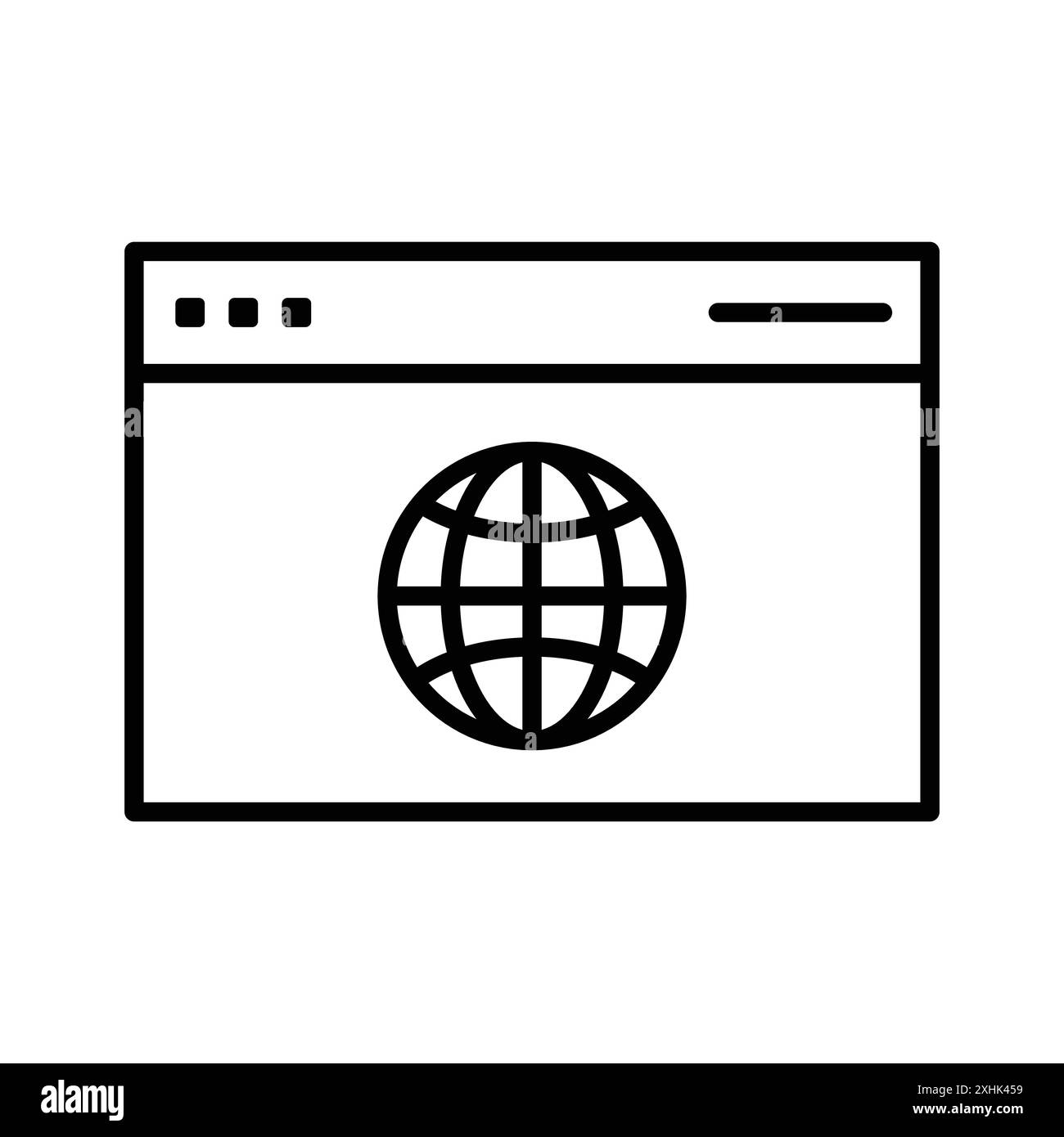 Insieme di logo vettoriale dell'icona del browser o gruppo di pacchetti Illustrazione Vettoriale