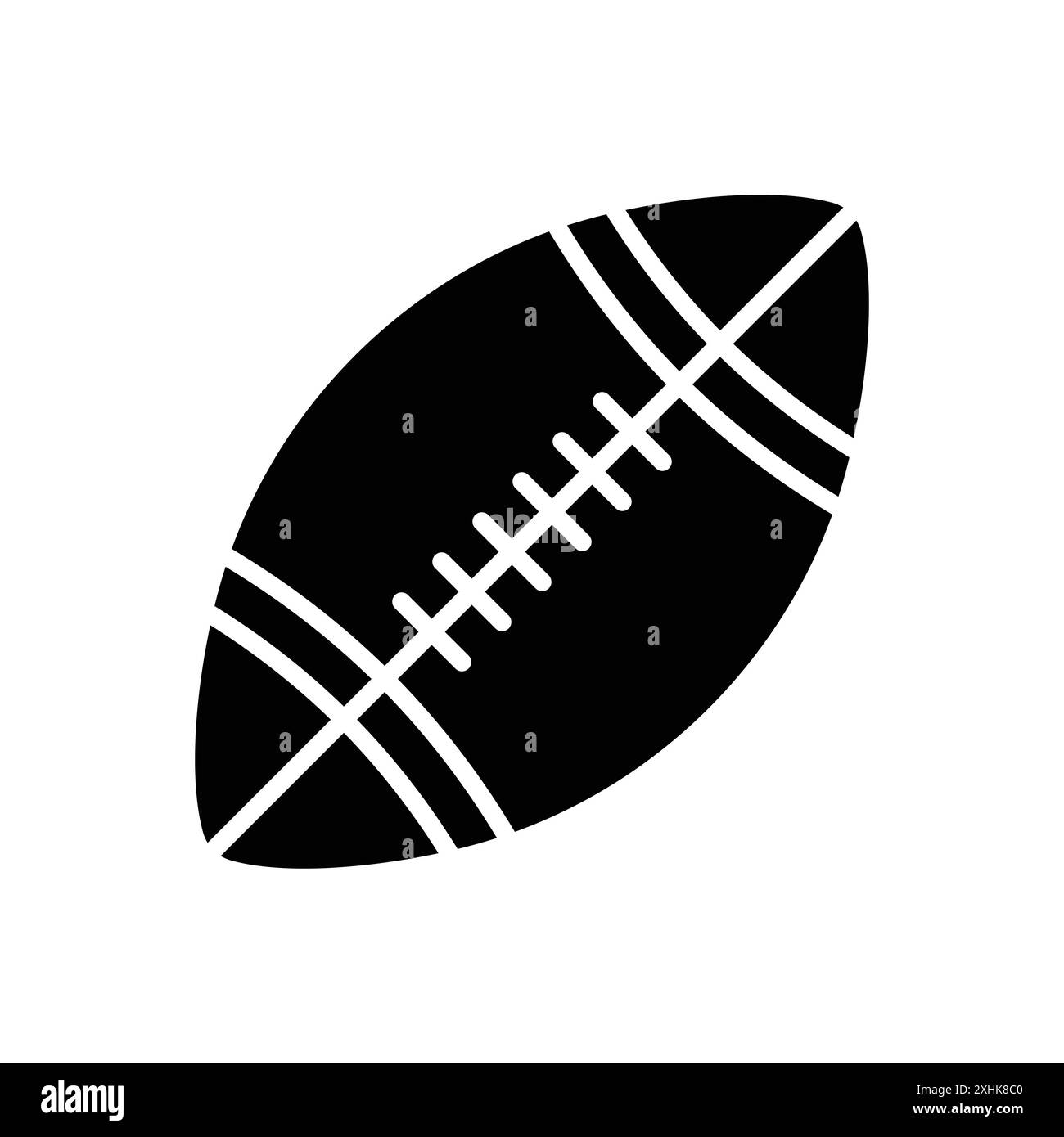 modello di disegno vettoriale per icone del football americano su sfondo bianco Illustrazione Vettoriale