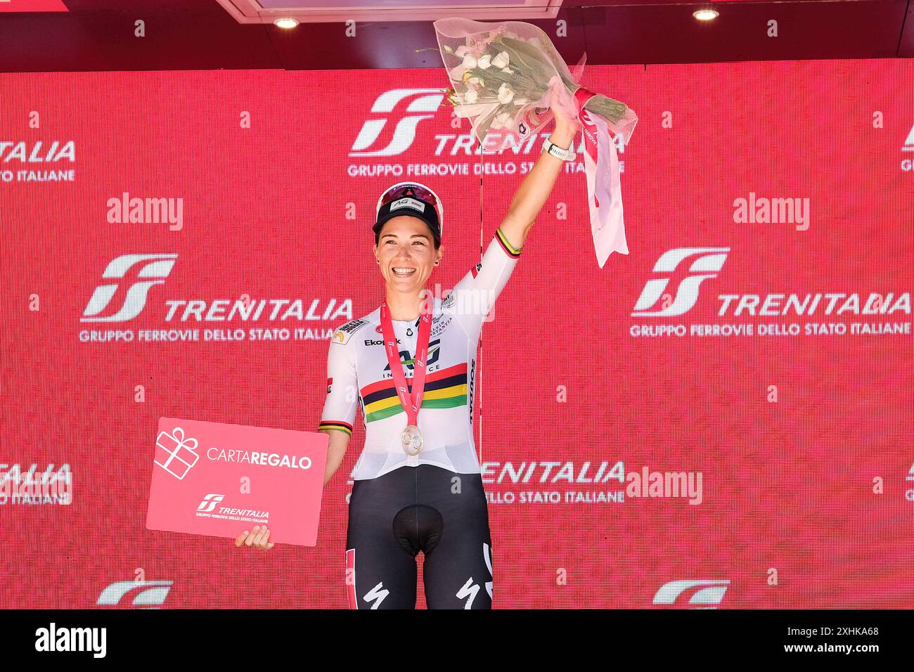 Kim le Court (MRI) di AG Insurance - Soudal Team vince l'ultima tappa del giro díItalia Women 2024. (Foto di Davide di Lalla/SOPA Images/Sipa USA) credito: SIPA USA/Alamy Live News Foto Stock