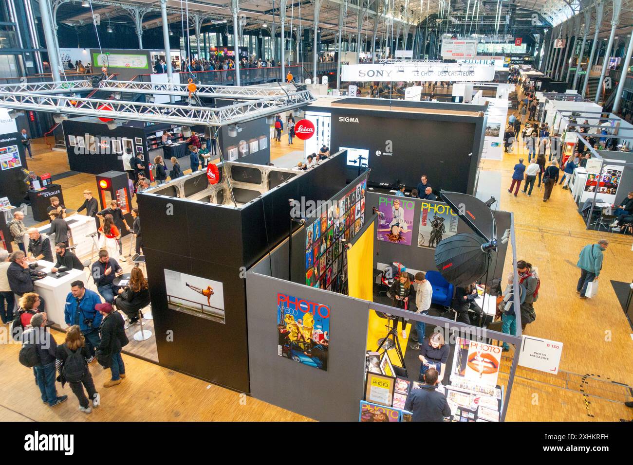 Francia, Parigi, grande Halle de la Villette, la Fiera della fotografia Foto Stock