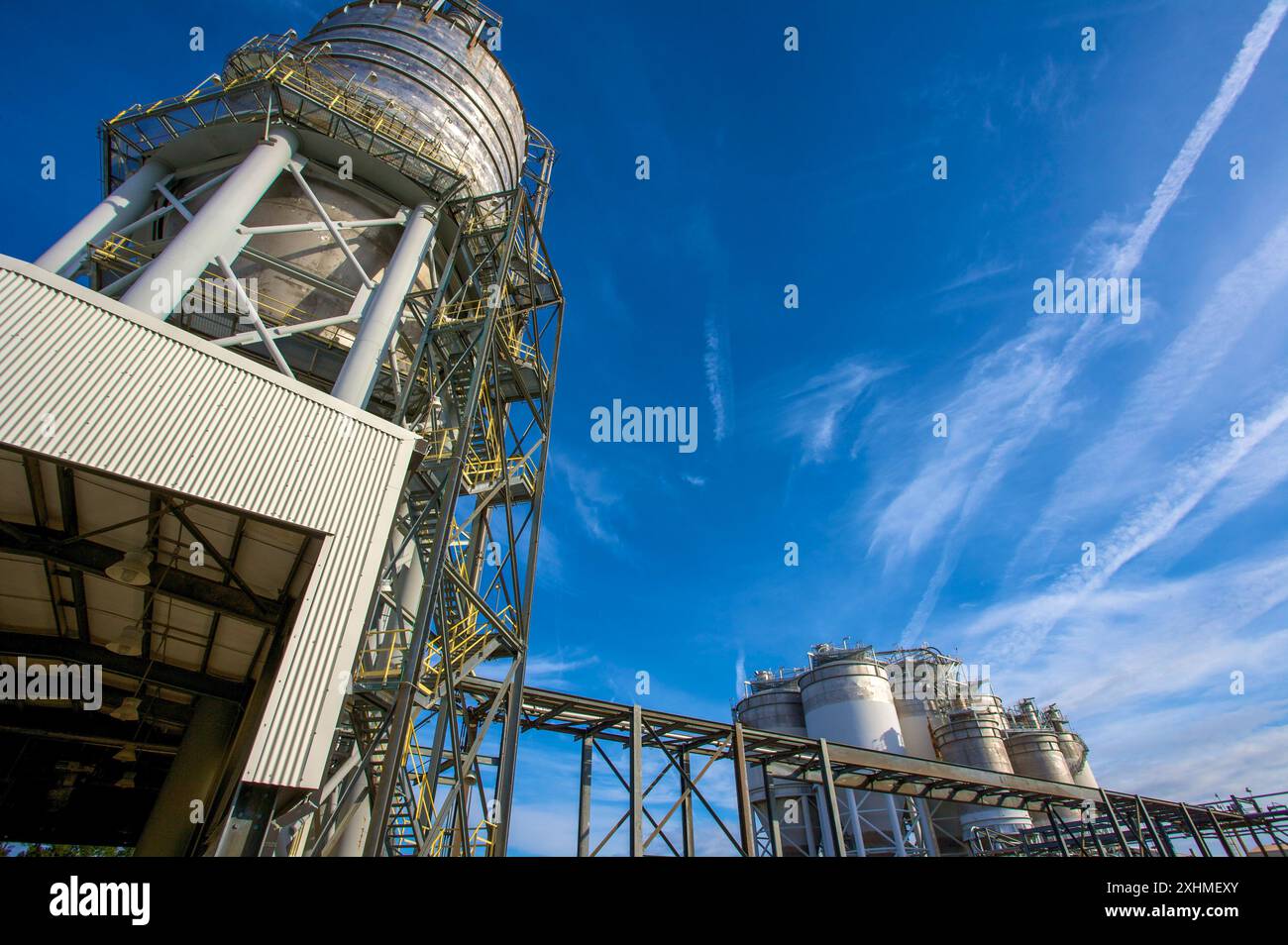 Stabilimento chimico in South Carolina Foto Stock