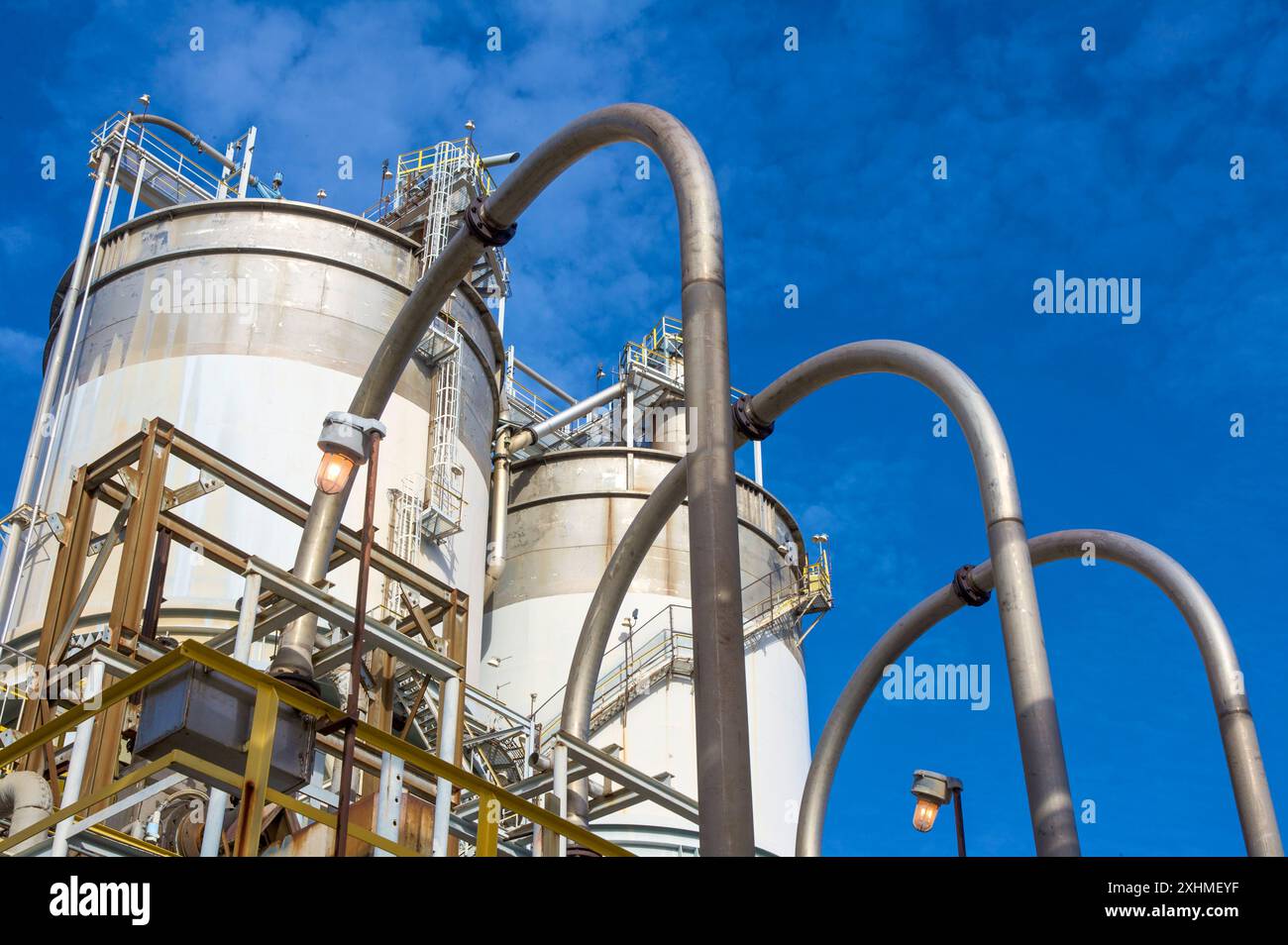 Stabilimento chimico in South Carolina Foto Stock