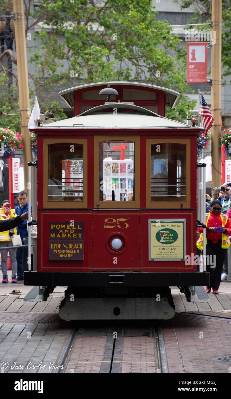 Ferrovia di San Francisco negli Stati Uniti Foto Stock