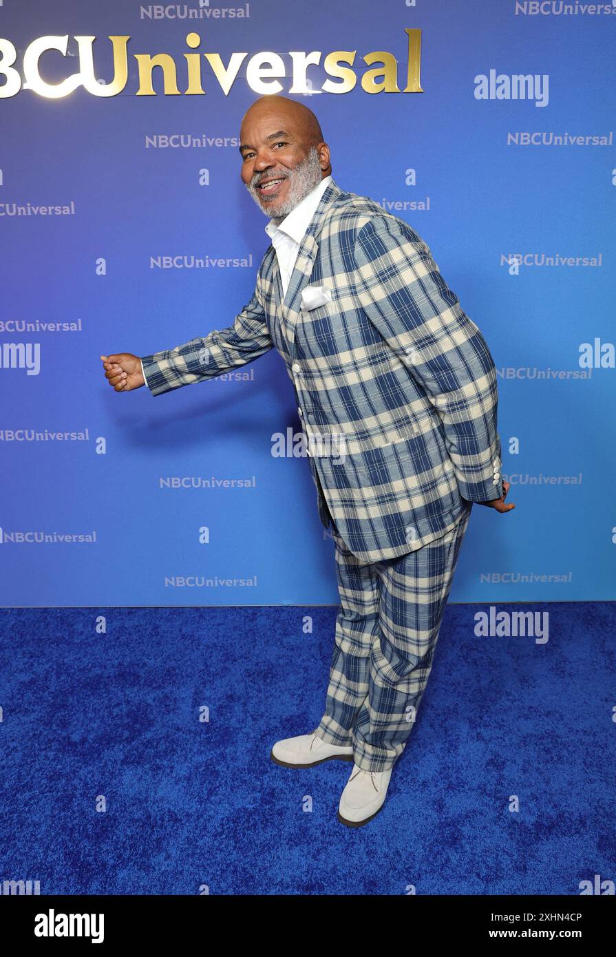 Pasadena, ca. 14 luglio 2024. David Alan Grier al TCA Summer Press Tour 2024 - NBCUniversal il 14 luglio 2024, tenutosi al Langham Huntington di Pasadena, California. Crediti: Faye Sadou/Media Punch/Alamy Live News Foto Stock