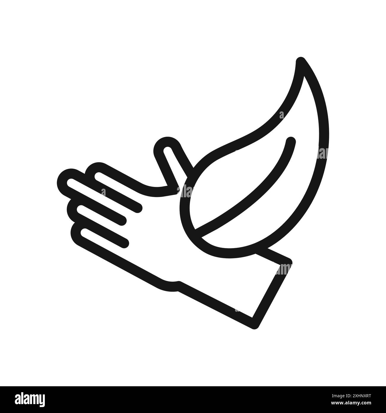 Icona ipoallergenica Black line art Vector in bianco e nero contorno set segno di raccolta Illustrazione Vettoriale