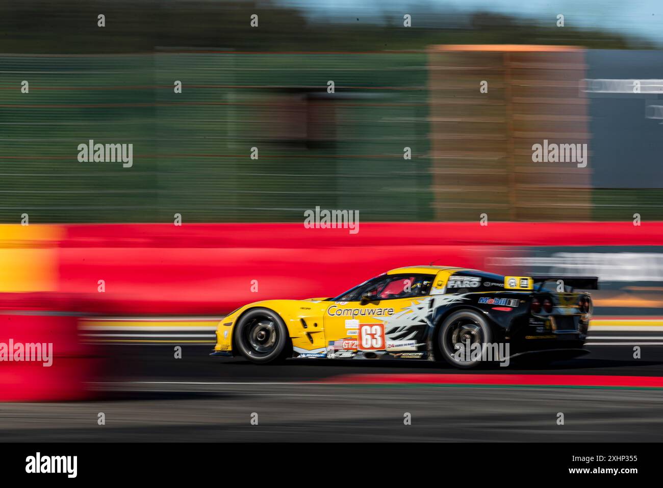 Franchorchamps, Belgio, giugno 28 2024, n. 63 John Emberson/Nigel Greensall (GB/GB) - Chevrolet Corvette C6 ZR1/2010 Endurance Racing Legends (1993-201 Foto Stock