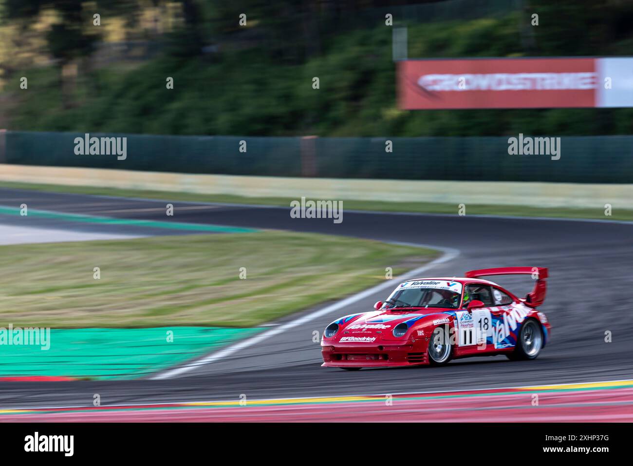 Franchorchamps, Belgio, 28 2024 giugno, #18 Heiko Ostmann DE) - Porsche 993 GT2 Bi-Turbo/1996 Endurance Racing Legends (1993-2013) - 24 ore di Spa AN Foto Stock