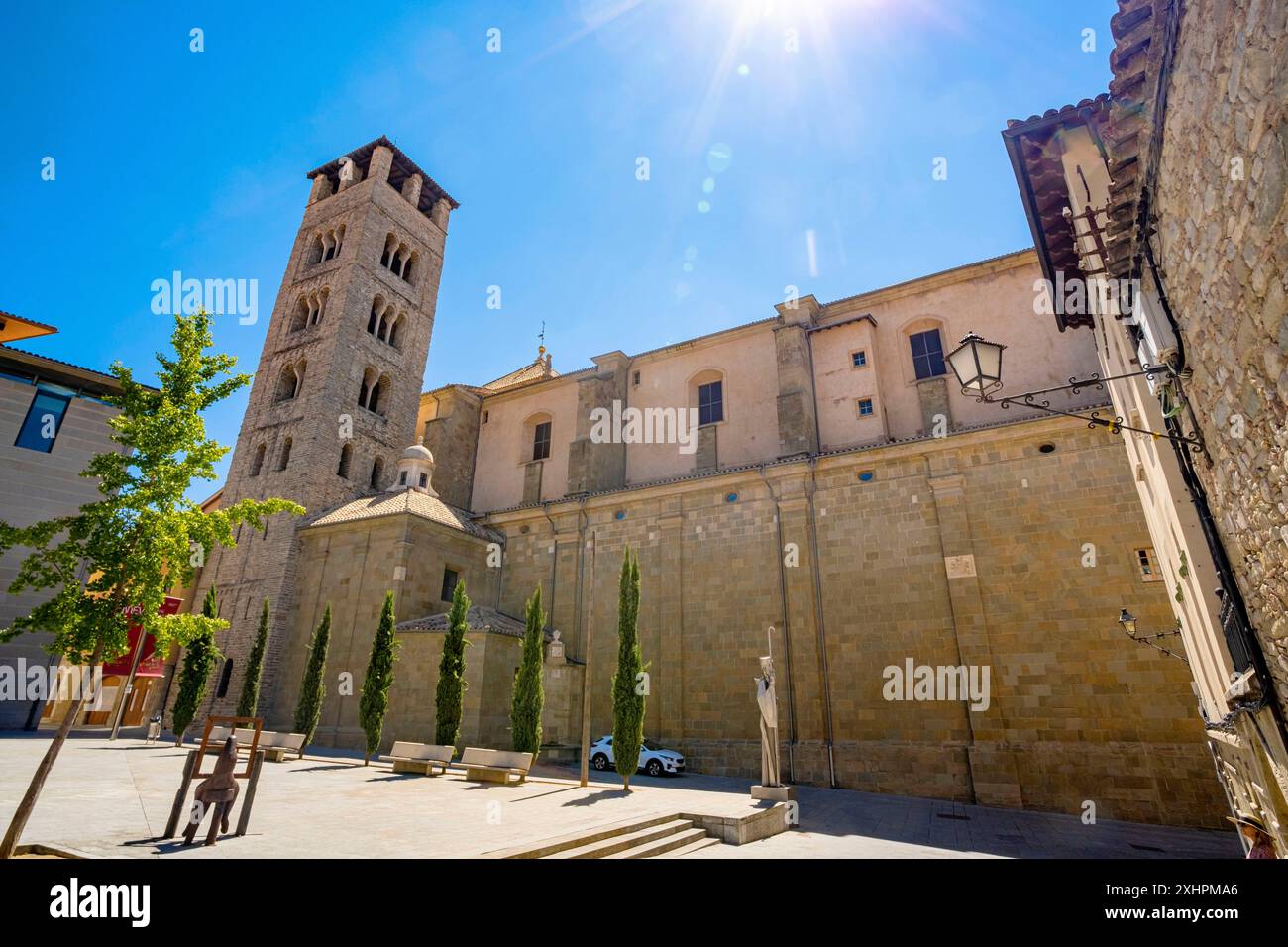 Spagna, Catalogna, Vic, Cattedrale di Saint-Pierre de Vic Foto Stock