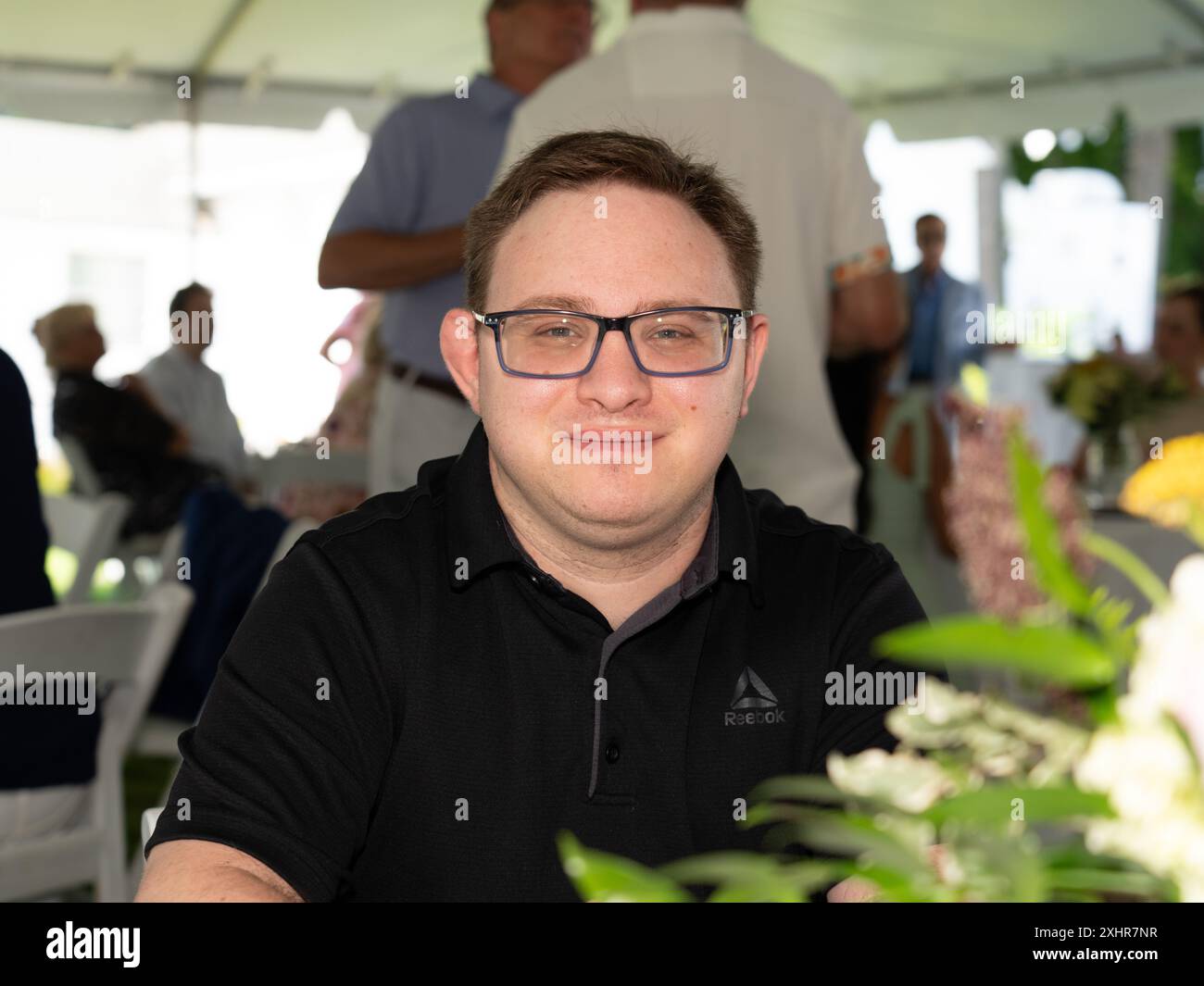 Frequenta Victoria Schneps e Geraldo Rivera Summer Soiree per Life's WORC nella casa di Victoria Schnep a Quogue, New York, il 14 luglio 2024 (foto di David Warren /Sipa? USA) credito: SIPA USA/Alamy Live News Foto Stock