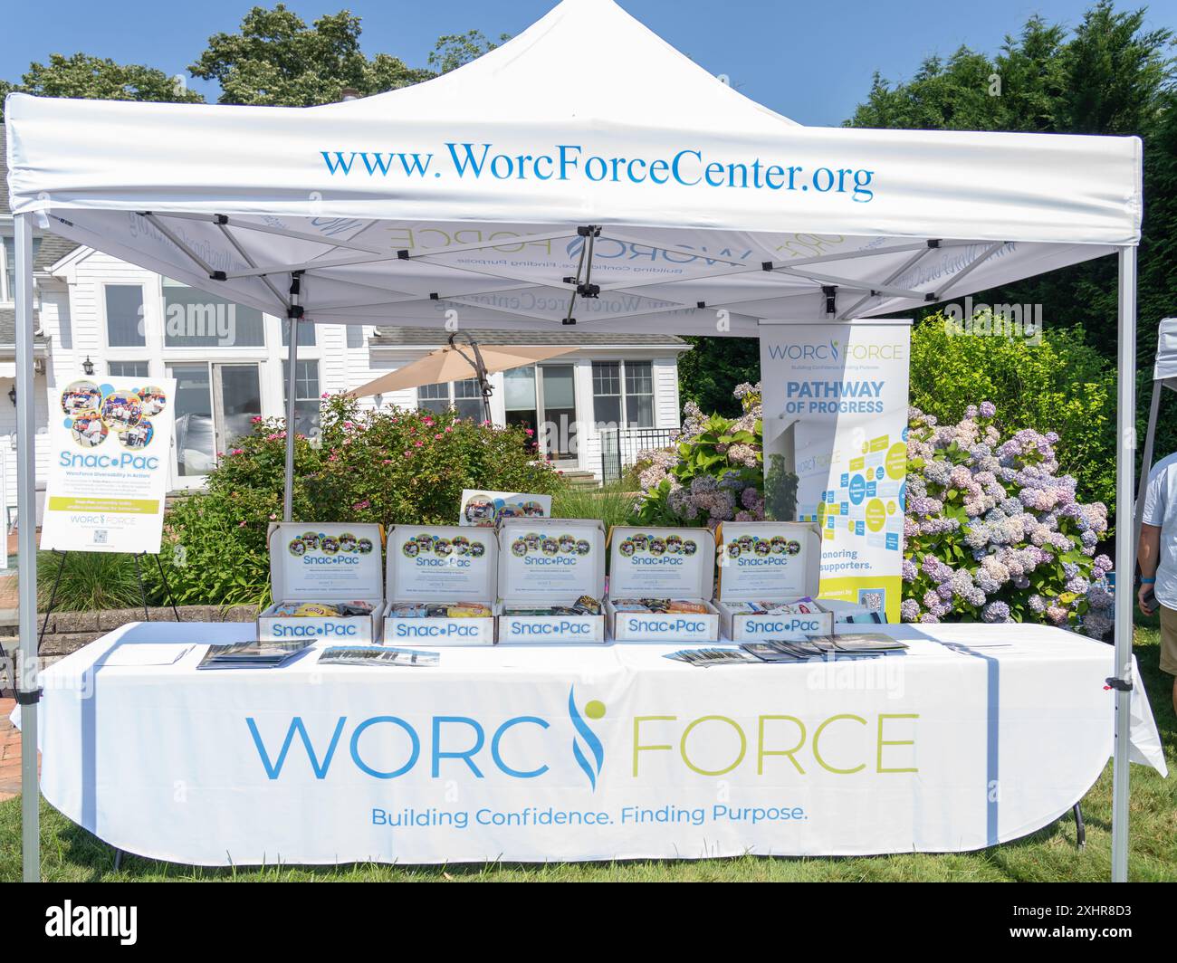 Frequenta Victoria Schneps e Geraldo Rivera Summer Soiree per Life's WORC nella casa di Victoria Schnep a Quogue, New York, il 14 luglio 2024 (foto di David Warren /Sipa? USA) credito: SIPA USA/Alamy Live News Foto Stock