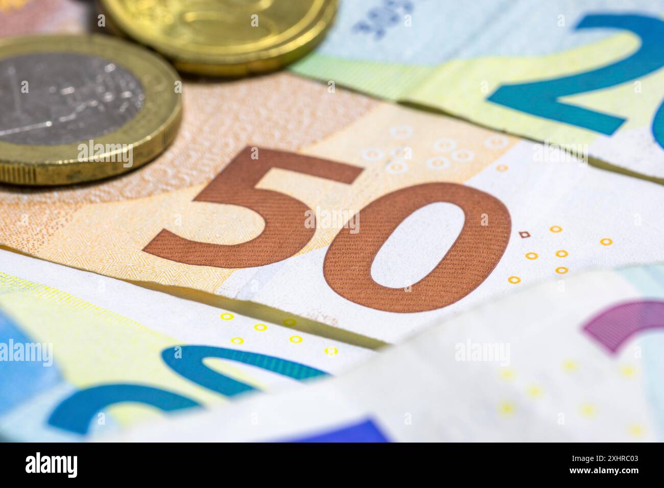 Banconote, banconote, 50 euro, banconote, moneta cartacea, monete Foto Stock