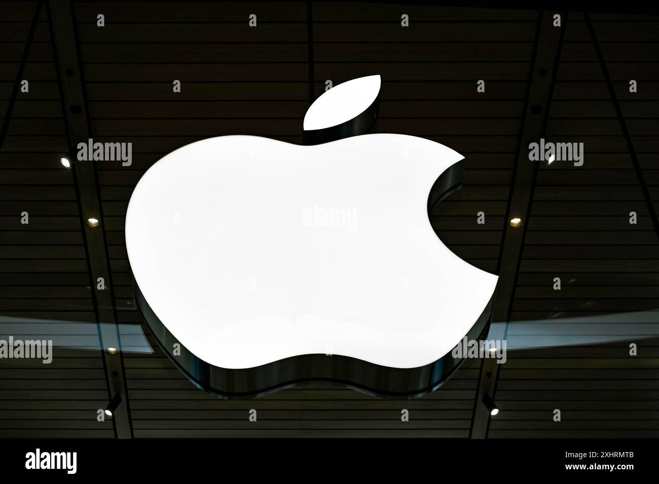 Logo Apple Foto Stock