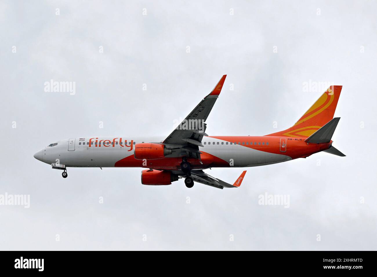 Aircraft Firefly, Boeing 737-800, 9M-MLH Foto Stock