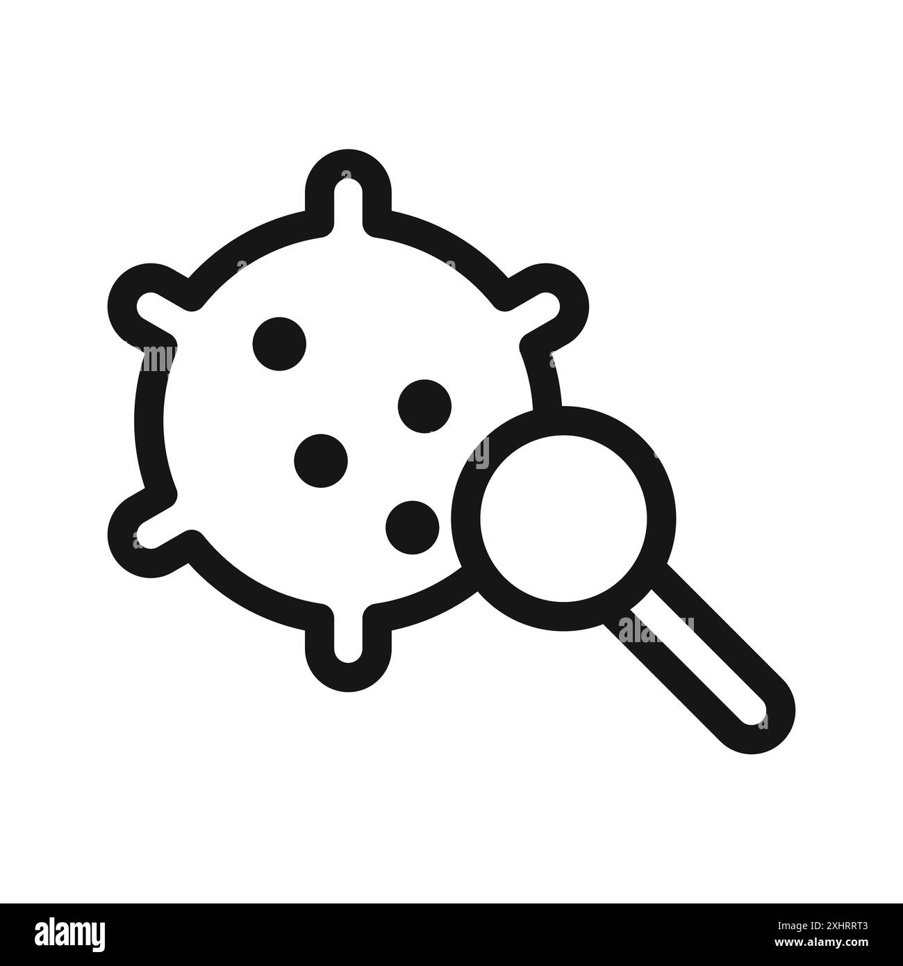 Icona reparto oncologico Black line art Vector in bianco e nero contorno set segno di raccolta Illustrazione Vettoriale