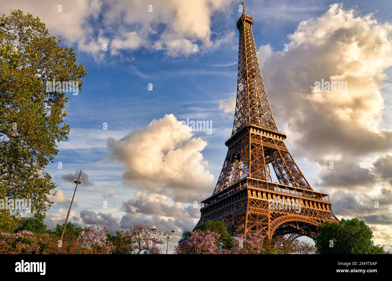 Torre Eiffel. Parigi. La Francia. Foto Stock