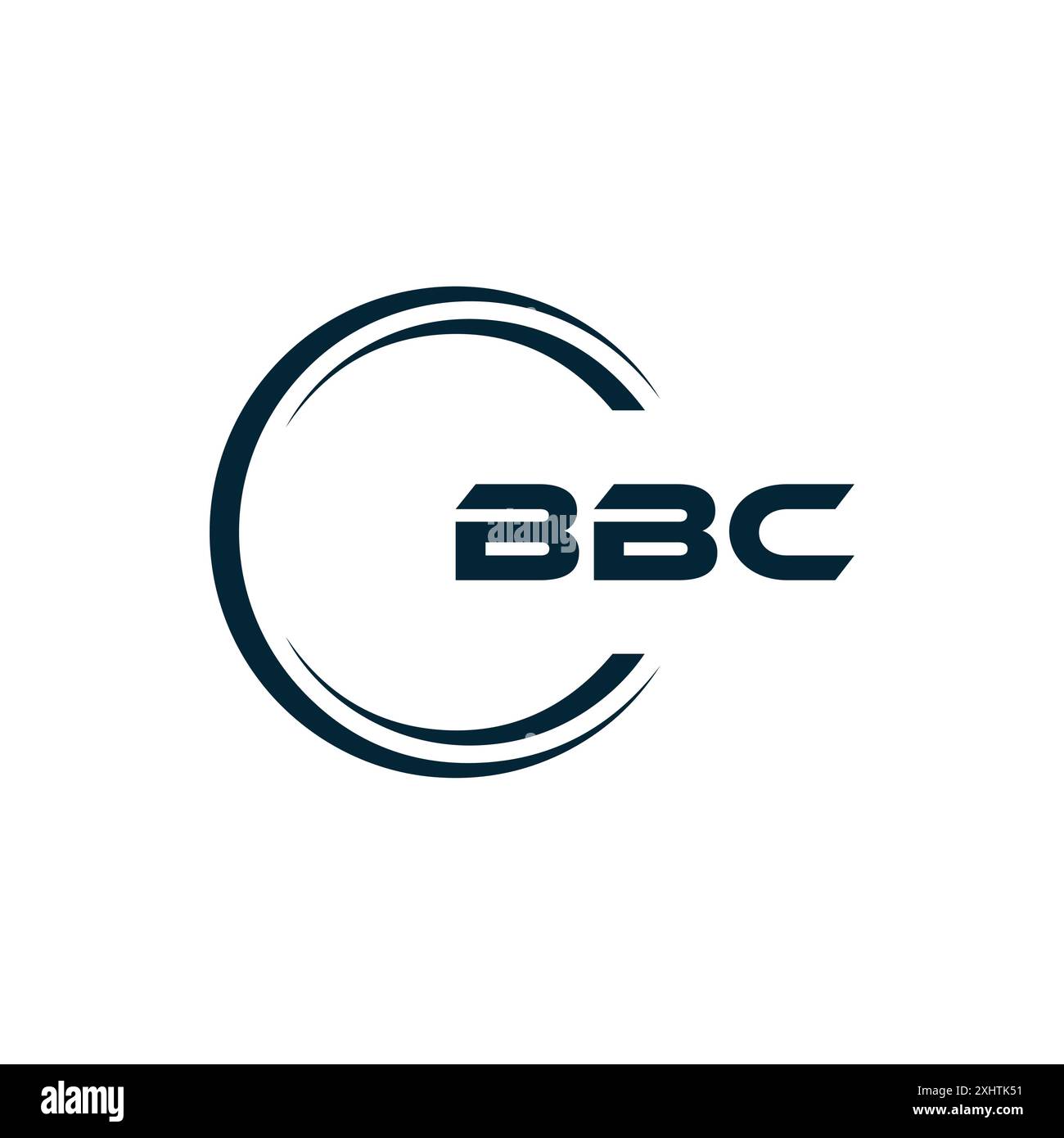 Logo BBC. DESIGN B B C. Lettera bianca della BBC. Logo BBC, B B C lettera. Logo lettera B B C in ORO, LOGO GOLDEN, TRE, stile. set di logo letter Illustrazione Vettoriale